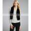 dyed black fox fur vest /color could be customized