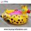 frog Power Paddler Boat Inflatable Water Bumper Boats For Kids used in Lake for rent