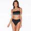 soft nylon fabric bikini high waisted swimwear for sexy mature women