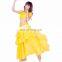 BestDance chinese dance costume Danse Du Ventre Costume set Skirt + Top bra