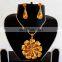 Meena Work Pendant Set - South Indian Gold Plated Pendant Set - One Gram Gold Plated Pendant Set - Wholesale Meenakari Jewelry