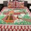 Wholesale manufacturer custom luxury soft handmade jaipuri bedding set pure cotton bedsheet