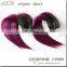 Two tone ombre hair weave purple brazilian weaving hair