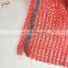 Plastic knitted mesh bag roll in packing firewood cabbage