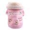 Warm Pet dog Cat lapel bear embroider woolen cloth puppy casual wear Thickening apparel