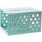 Luxury Custom Empty Geometric Hollow Fashion Fancy Design Desktop Tissue Box