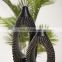 Wholesale cheap living room fashion furnishings black matte high-grade resin flower vase
