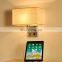USB Charging Head Wall Lamp Led Creative Hotel Bedroom Bedside Wall Lamp