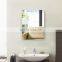 Beveled Edge Rough Edge Frameless Decorative Bathroom Glass Mirror