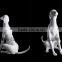 Fashion Fiberglass dog mannequin,white mannequin manikin dog wholesale mannequin G1-BK