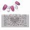 JR041-050 FLOWER SWIRL VINE DANDELION BUTTERFLY PANDA BALLET PAW GIRL Stainless Steel 6X12 cm Nail  Stamping Plate Template