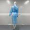 Non Woven Waterproof PP PE Hospital Medical Isolation Gowns  Protective Coverall  Elastic Cuff Disposable Non Woven Long Sleeve