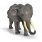 Custom Plastic Rubber Vinyl Resin Animal Figure Model Wild Animal Collectiable African Elephant Birthday Gift