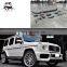 2019 year G CLASS W464 G63 topc style pp material front lip with led lights fit for G wagon W463A G63 front bumper