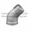 stainless steel Pipe Fitting SLB 45 degree street Elbow