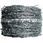 galvanized coated barbed wire coil/barbed iron wire/galvanized steel barbed wire mesh cheap farm fence