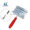 Shiny curry comb plastic handle for horse cattle