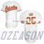 American classic style custom sublimation jersey baseball jersey buttons shirt