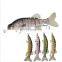 4 Colors 20cm 70g Hot Sale Cheap Hard Plastic Multi-Joint Minnow for Freshwater Saltwater