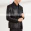 2021 Manufacturer wholesale New personalized motorcycle black Color men plus size bomber leather jacket