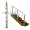 A094 Stainless Steel Square Tube Balustrade Stair Golden Pipe Handrail Railing Design