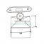 Home Staircase Railing Top Rail Holder Square Stainless Steel Handrail Top Bracket For Stair