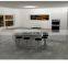 Popular Modern Look Hotel Project Matt Silver Grey Kitchen Pantry Cupboard
