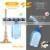 Household Goods Plastic Movable 2021 Garden Tool Wall Mounted Cleaning Broom Mop Holder