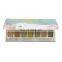 Custom shape eyeshadow palette luxury packaging with mirror 8 colors cosmetics beauty magnetic paper box