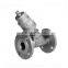 Steam Control Double Acting 1/2 inch SS Flanged Pneumatic Actuator Angle Seat Valve