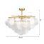 Nordic Ring LED Pendant Light Geometric Circle Iron Chandelier Luxury Bedroom Living Room Home Decor Indoor Hanging Lightings