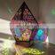 Wood Table Lamp Wood Base Desk Lamp With Remote Colorful Changing 3D Art Illusion Night Desk Light For Gift