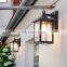 Simple European outdoor door waterproof villa garden tea house Chinese style hotel antique wall lamp