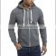 Less price high quality hoodie for men fleece jacket with hood full zipper up men's hoodies & sweatshirts