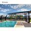 Prefabricated Swimming Pool Enclosure Tempered Glass Sunrooms Aluminum Frame Polycarbonate Retractable Sunroom Roof