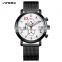 SINOBI Hollow Out Poiners Wrist Watch Man S9765G Chronograph Watch for Man Dropshipping Hand Watches