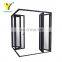 Hurricane impact high quality corner aluminium profile glass bi folding windows
