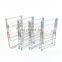 Balcony thickening floor hanger dormitory storage lengthened stainless steel folding clothes hanger