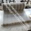 SS304 316 Chocolate Chain Link Stainless Steel Wire Mesh Flat Flex Ladder Conveyor Belt For Brea