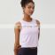 Anti-Bacterial Quick Dry Breathable Sleeveless Gym Yoga Crop Tank Top Mesh Hollowout Women Workout Running Fitness Sport Wear