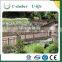 Long lifetime decorative garden wood plastic composite fencing
