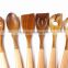 hot sale wooden cooking utensil set/cookware sets kitchen