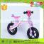 2015 purple and black color wood bike kids, ride on bike toy with factory price