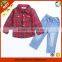 Latest girls boutique 2 pieces clothes set childrens fall clothes (Ulik-A0337)