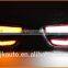 Hot Sale Carbon Fibre LED Daytime Running Light for Jeep Compass Light Guide LED DRL for Jeep Compass 2013 2014