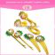 Latest Fashion hot transfer print glitter hair accessories resin material for little kids