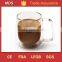 Borosilicate clear pyrex glass double wall coffee cup                        
                                                                                Supplier's Choice