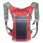 Functional qualified oxford hiking solar backpack with phone power supplier