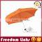 19 inch 6K Orange Smart 5 Folding Umbrella Custom Logo