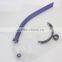 Silicone Tube And Pc Clip Snorkel Set For Adult